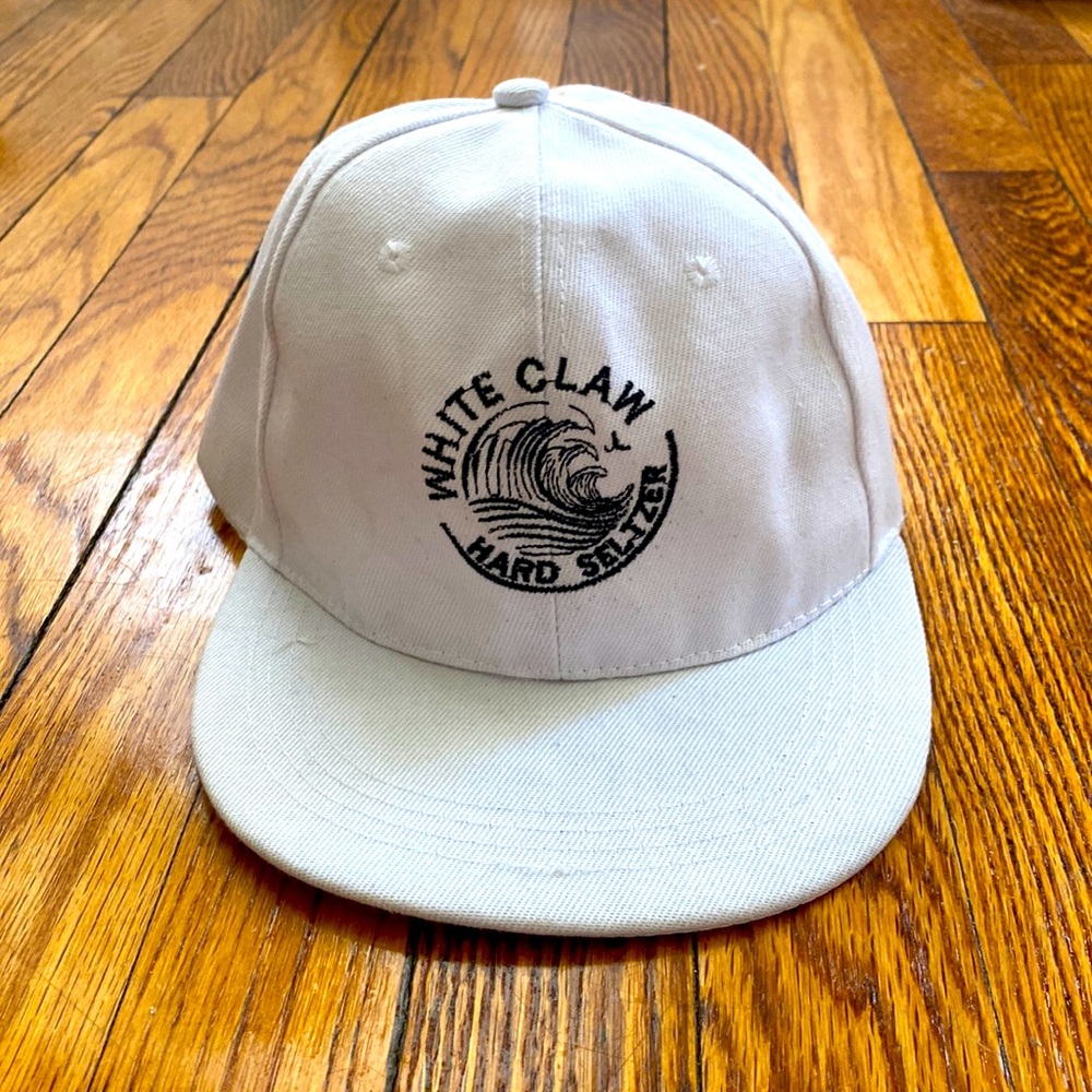 White Claw hat, white